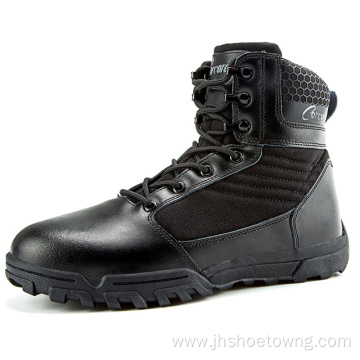 Men's Leather Military Army Tactical Outdoor Boots